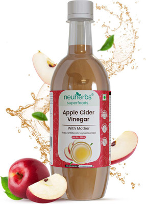 Neuherbs Organic Apple Cider Vinegar With Mother Vinegar(500 ml)
