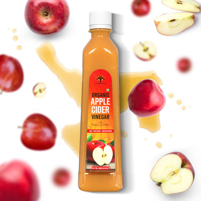 Vanalaya Organic Apple Cider Vinegar For Weight Loss With Strand Of Mother Unfiltered Vinegar(500 ml)