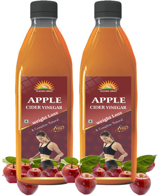 Sunchan Group Apple Cider Vinegar Weight Loss / Diabetes Sugar / Immunity Booster Set of 2 Vinegar(2 x 500 ml)