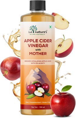 La Natures Apple Cider Vinegar with Mother Vinegar Vinegar(500 ml)