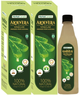 HARC Herbal Canada Aloe vera Vinegar(500ml) + Aloe vera Vinegar(500ml) | Healthy Combo Pack Vinegar(2 x 500 ml)