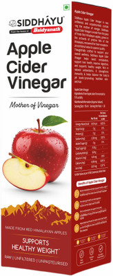 Baidyanath Apple Cider Vinegar with Mother of Vinegar, Supports Weight Management – 500 ml Vinegar(500 ml)