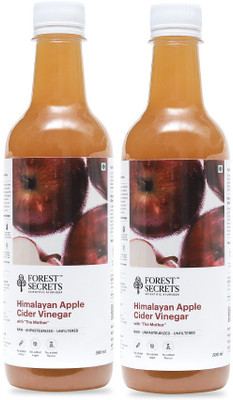 Forest Secrets Himalayan Apple Cider Vinegar Health Juice | Ayurvedic Wellness Blend Pack of 2 Vinegar(2 x 1000 ml)