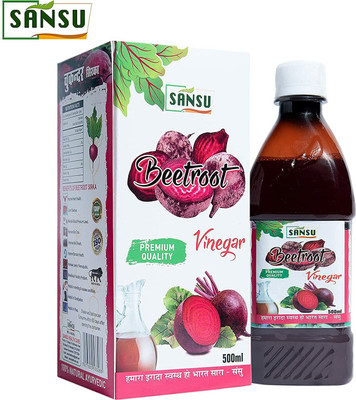 SANSU HEALTH CARE Beet Root Vinegar|Increase Level of Hemoglobin|(500)ml Pack of 2 Vinegar(2 x 500 ml)