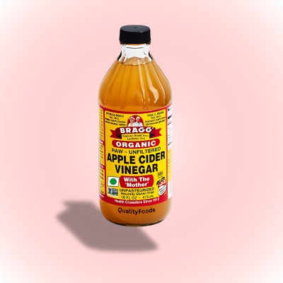 qualityFoods Bragg's Apple Cider Vinegar Organic with the Mother Vinegar(473 ml)