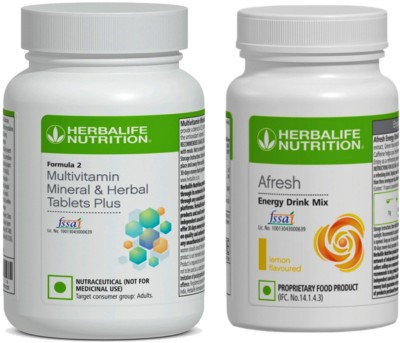 HERBALIFE Formula 2 ( multivitamin+ Lemon ) Flavoure pack Of 2(2 x 125 g)