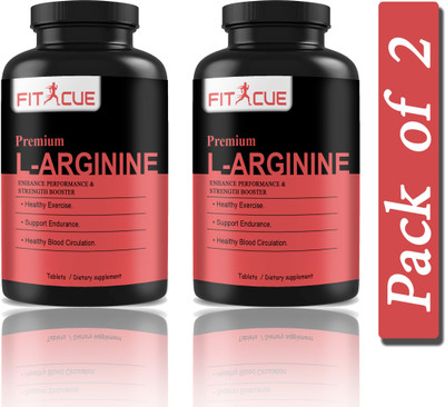 Fitcue L-Arginine 1000mg Tablets Per Serving (D207)(2 x 60 Tablets)