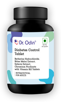 Dr. Odin Diabetes Control | Enriched with Antioxidants & Minerals(60 Capsules)