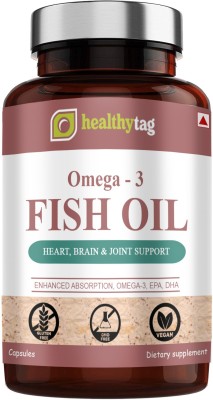 Healthy Tag Fish Oil (Triple Strength) With 1000Mg Omega 3 (H148)(90 Capsules)