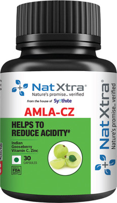 NatXtra AMLA-CZ - Immunity Booster with Natural Amla Extract, Vitamin C and Active Zinc(30 Capsules)