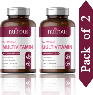 Nutrous Multivitamin For Women Tablets (D199)(2 x 60 Tablets)