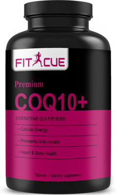 Fitcue 120mg Coenzyme Q10 Tablets with Piperine (S98)(60 Tablets)