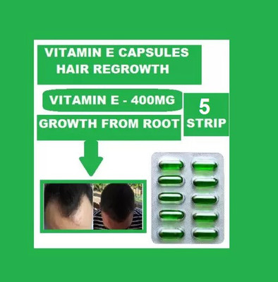 gementis VITAMIN E 400 I.U CAPSULES SPECIFIC FOR HAIRLINE REGANING (5*10CAPSULES)(5 x 10 Capsules)