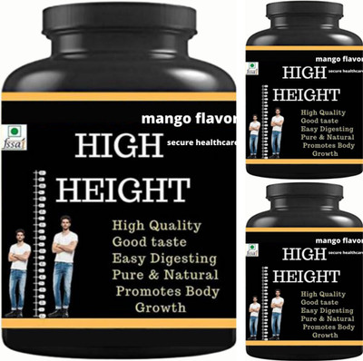 Secure Healthcare high height mango flavor height gainer pack of 3(3 x 0.1 kg)