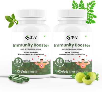 Oribite Immunity Booster : Natural Antioxidant Reduce Inflammation & Cold Rheumatism(2 x 60 Capsules)