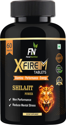 Floral Nutrition XFIREM Natural Supplement with Ashwagandha for Stamina and Energy(60 Tablets)