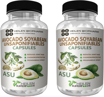 HEILEN BIOPHARM Avocado Soyabean Unsaponifiable 360 Capsules X 500 mg, 180 grams(2 x 180 No)