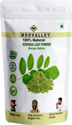 Moovalley Organic Moringa (Olifera) Leaf Powder- Powerful Vitamins & Antioxidants(100 g)