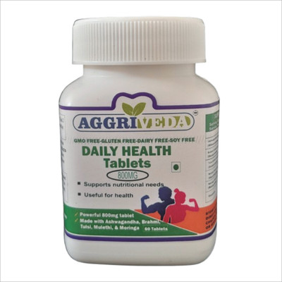 aggriveda Daily health tablets Multivitamin for Men & women for daily nutritional needs(60 Tablets)
