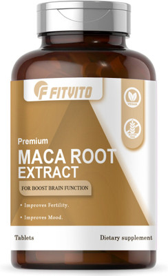 Fitvito Maca Root Tablets Enriched with Maca Root Extract (D115)(60 Tablets)