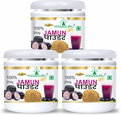 YOGAGURU MANTR Jamun Seed Powder for Diabetes (200g) set3(2 x 300 g)