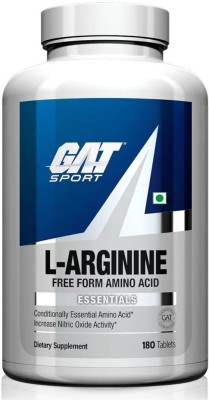 GAT L-ARGININE (FREE FROM AMINO ACID)(180 Tablets)