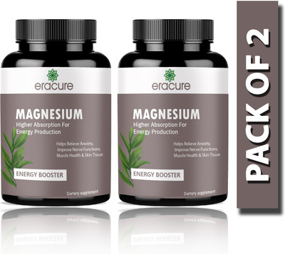 EraCure Chelated Magnesium Glycinate Citrate Tablets (G257)(2 x 60 Tablets)