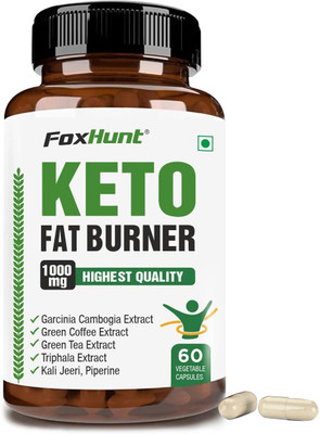 FOX HUNT Keto Fat Burner for Men & Women Weight Loss Product Belly Fat Burner-60 Capsule(1000 mg)