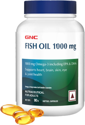 GNC Fish Body Oil 90 Softgel Capsules(90 No)
