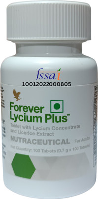 Forever Living Lycium Plus with Lycium Concentrate & Licorice Extact(100 Tablets)