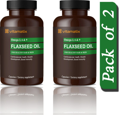 Vitamatix Flaxseed extract Capsules Omega 369 (K197)(120 Capsules)
