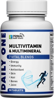 PRIMAL HEALTH SCIENCE Daily One Multivitamin for Men & Women | Vitamins, Minerals, B-Complex, Energy(90 Tablets)