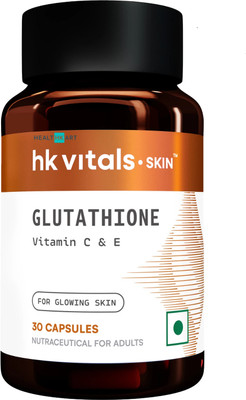 HEALTHKART Glutathione with Vitamin C, For Clear Skin(30 No)
