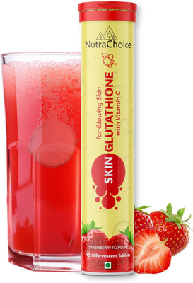 NutraChoice Glutathione Skin Glow Effervescent Tablet 500mg for Glowing Skin(15 Tablets)