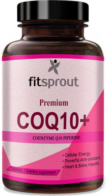 Fitsprout 120mg Coenzyme Q10 Tablets with Piperine (H98)(60 Tablets)