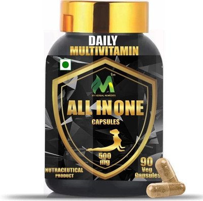 my herbal remedie s All in one multivitamin Capsules Multivitamin for Men and Women(500 mg)