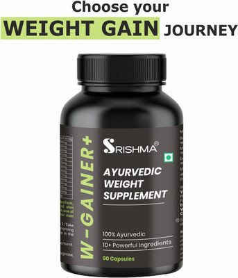 Srishma The ultimate mass gainer with powerful ingredients to support muscle(90 Capsules)