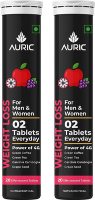 Auric Get Slim Effervescent(2 x 20 Tablets)