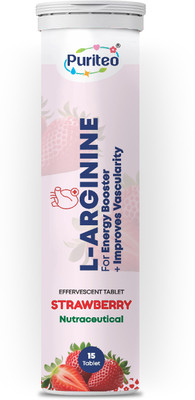 puriteo L - ARGININE EFFERVESCENT� STRAWBERRY ,boosts stamina(15 Tablets)