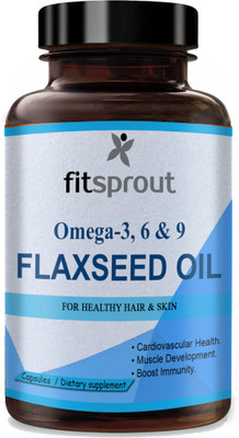 Fitsprout Flaxseed extract Capsules Omega 369 (H103)(60 Capsules)