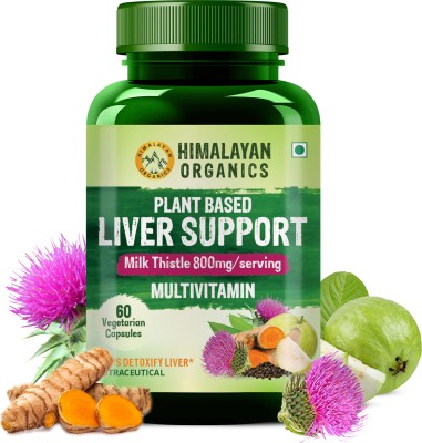 Himalayan Organics Plant Based Liver Support with Milk Thistle(60 No)