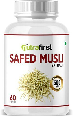 NutraFirst Safed Musli Capsules for Strength, Immunity & Stamina(60 No)