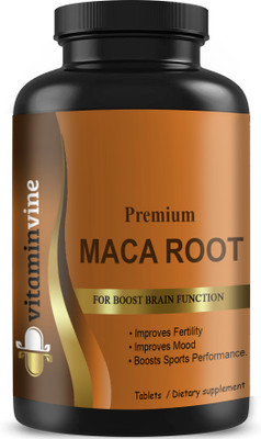 Vitaminvine Maca Root Tablets Enriched with Maca Root Extract (G115)(60 Tablets)