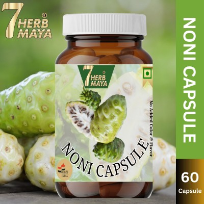 7Herbmaya Ayurvedic Noni Capsule | Improve Your Over All Body Health_Immunity & Stamina(60 Capsules)