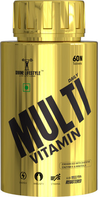 Dn With Divine Nutrition DIVINE LIFESTYLE DAILY MULTIVITAMIN(60 Tablets)