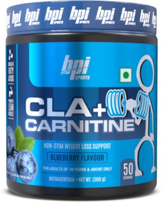 BPI Sports Bpi Cla+ Carnitine 50ser Blueberry Flavour(300 g)