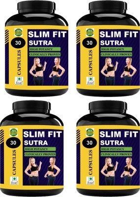 Vitara Healthcare Slim Fit Sutra Weight Loss Tablets (120 Capsules ) (Pack Of 4)(4 x 30 No)