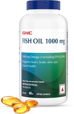 GNC Fish Body Oil 1000mg Cap(60 Capsules)