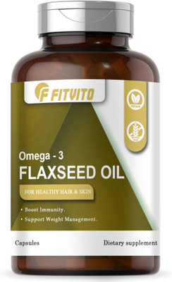 Fitvito Flaxseed extract Capsules Omega 3 (D55)(30 Capsules)