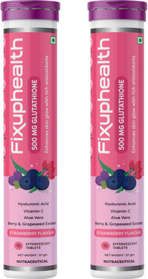 FIXUPHEALTH Glutathione C Aloe Vera Berry and Grapeseed Extract(2 x 15 Tablets)